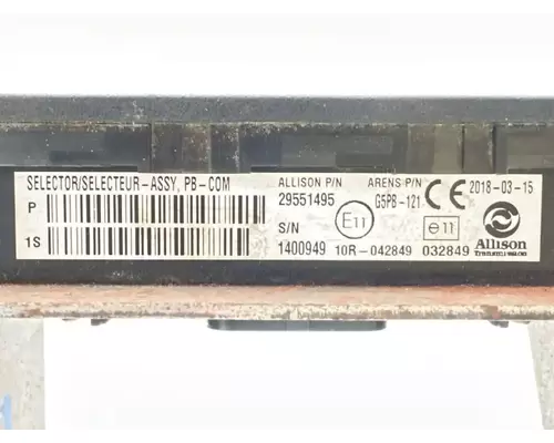 Allison 3000 RDSP Miscellaneous Parts