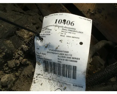 Transmission Assembly ALLISON 3000 SERIES Big 3 Truck Parts, LLC