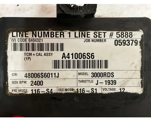 Allison 3000RDS ECM (Transmission)