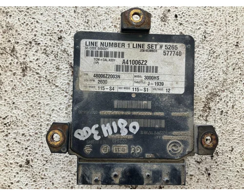 ECM (Transmission) ALLISON 3000 Vander Haags Inc Col