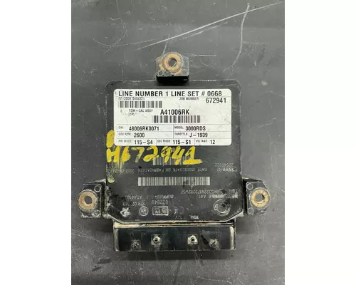 ECM (Transmission) ALLISON 3000RDS Tim Jordan's Truck Parts, Inc.