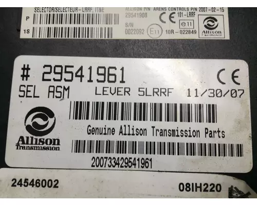 Allison 3500 RDS Transmission Control Module (TCM)