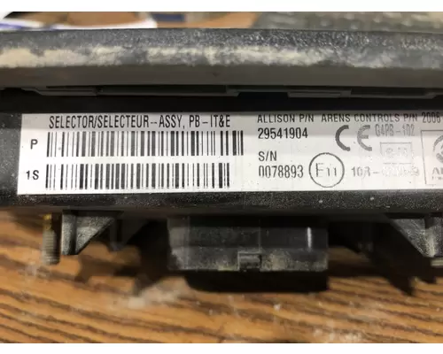 Allison 3500 RDS Transmission Shifter (Electronic Controller)