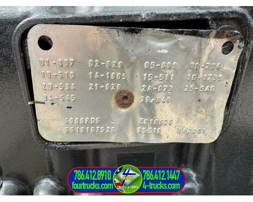 Allison 4000RDS Transmission Assembly