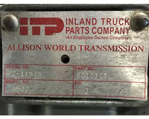 Allison 4500 RDS Transmission