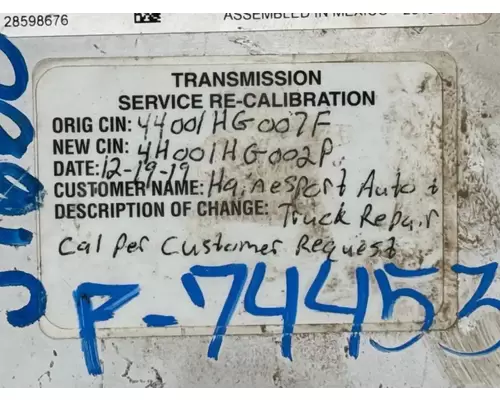 Allison 4500RDSP ECM (Transmission)