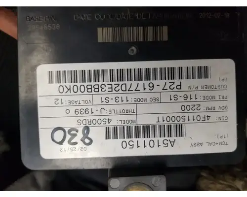 Allison 4500RDS ECM (Transmission)