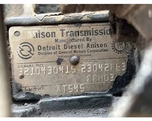 Allison AT1545 Transmission Assembly