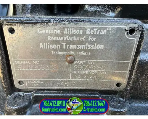 Allison AT545RM Transmission Assembly