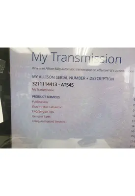 Allison AT545 Transmission Assembly