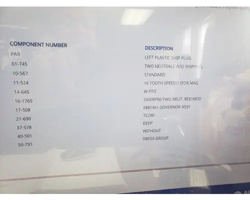 Allison AT545 Transmission Assembly