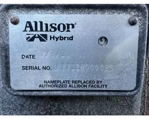 Allison EV50 Transmission Assembly