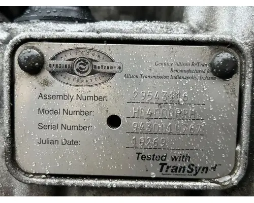 Allison HD 4000 Transmission Assembly