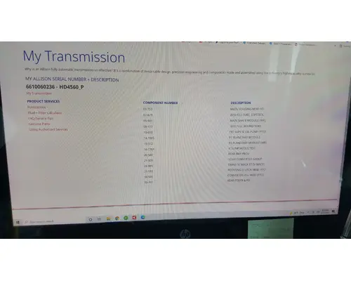 Allison HD4560P Transmission Assembly