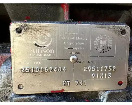 Allison HT741 Transmission Assembly