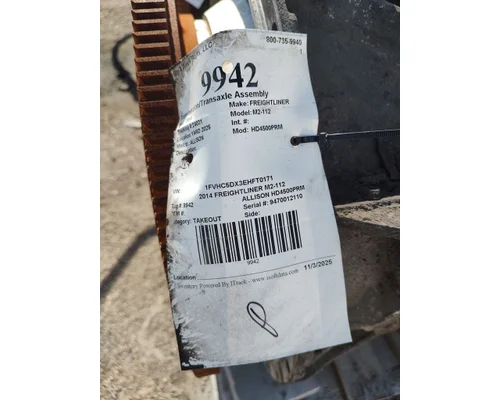 Transmission Assembly ALLISON HD4500PRM Big 3 Truck Parts, LLC