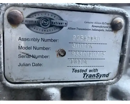 Allison MD 3000 RM Transmission Assembly