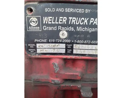 Allison MD 3560P Transmission Assembly