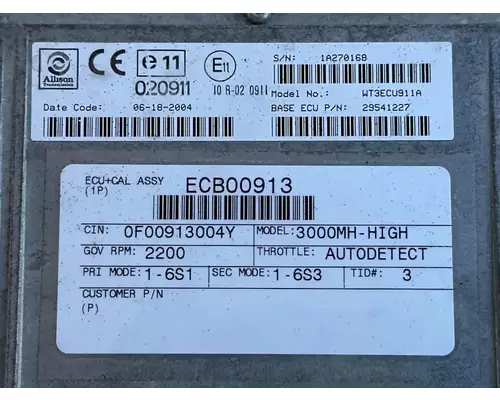 Allison MD3000MH ECM (Transmission)