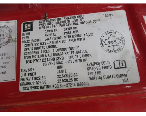 Allison MD3060P Manual Transmission Parts, Misc.