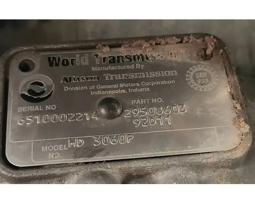 Allison MD3060P Transmission Assembly