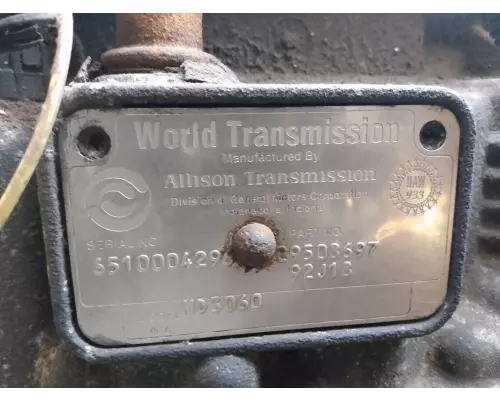 Allison MD3060 Transmission Assembly