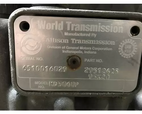 Allison MD3060 Transmission