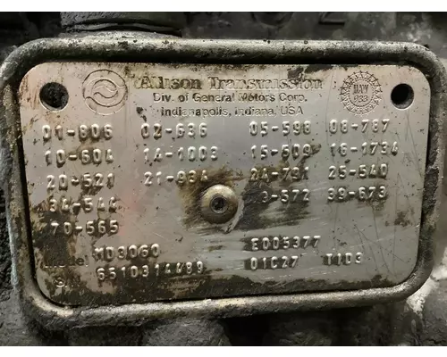 Allison MD3060 Transmission