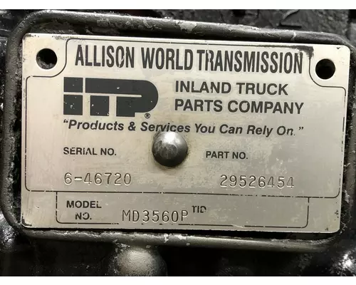 Allison MD3560P Transmission