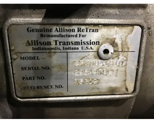 Allison MT45 Chassis Transmission Assembly