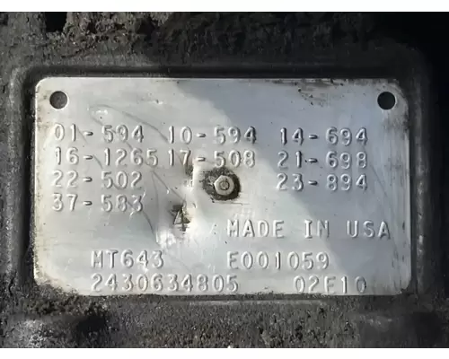 Allison MT643 Transmission Assembly