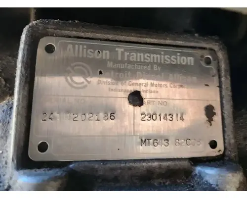 Allison MT643 Transmission Assembly
