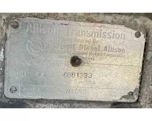 Allison MT650 Transmission Assembly