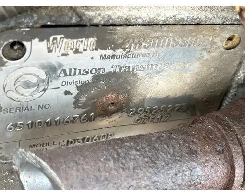 Transmission Assembly Allison MD3060P Complete Recycling Group LLC