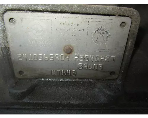 Transmission Assembly ALLISON MT643 Tim Jordan's Truck Parts, Inc.