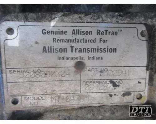 Transmission Assembly ALLISON MT643 DTI Trucks