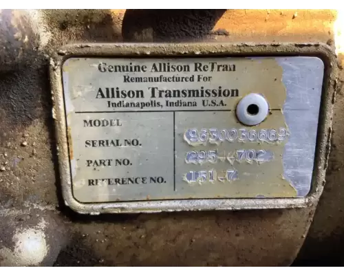 Allison Other Transmission Assembly