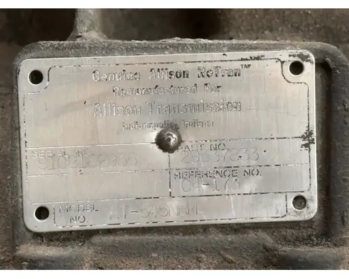 Transmission Assembly Allison Other Complete Recycling Group LLC