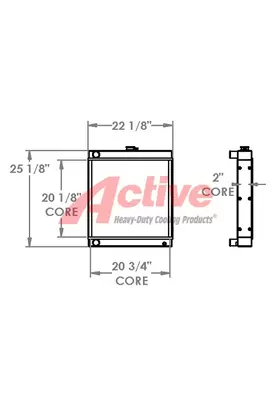 Altec Wood Chipper Radiator