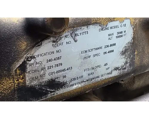 Engine Assembly AMERICAN LA FRANCE EAGLE HIGHTOP PUMPER American Truck Salvage