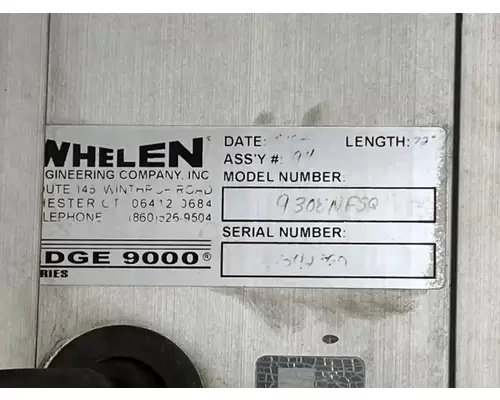 American LaFrance Eagle Miscellaneous Parts