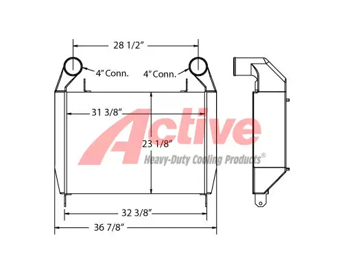 American LaFrance  Charge Air Cooler (ATAAC)