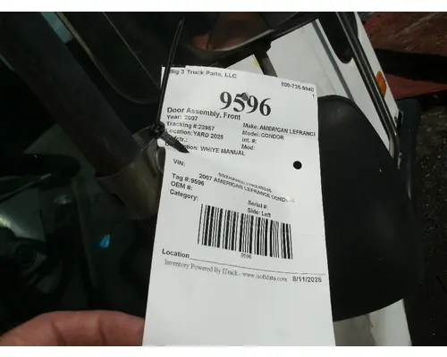 Door Assembly, Front AMERICAN LEFRANCE CONDOR Big 3 Truck Parts, LLC