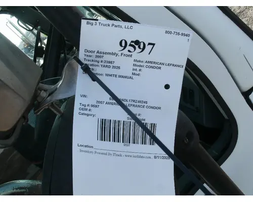 Door Assembly, Front AMERICAN LEFRANCE CONDOR Big 3 Truck Parts, LLC