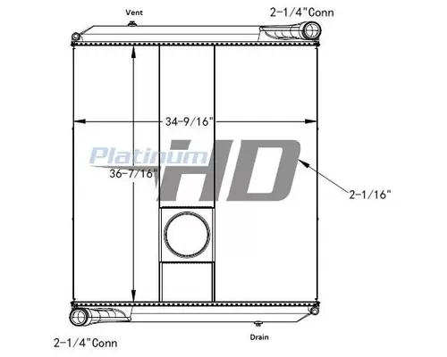 Radiator AUTOCAR ACXXPEDITOR LKQ Wholesale Truck Parts