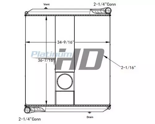 Radiator AUTOCAR ACXXPEDITOR LKQ Western Truck Parts