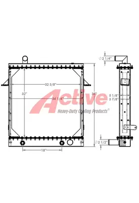 Autocar Yard Truck Radiator