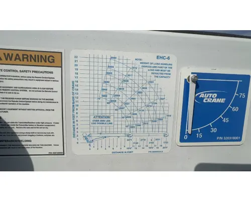 Autocrane C4500 Box  Bed