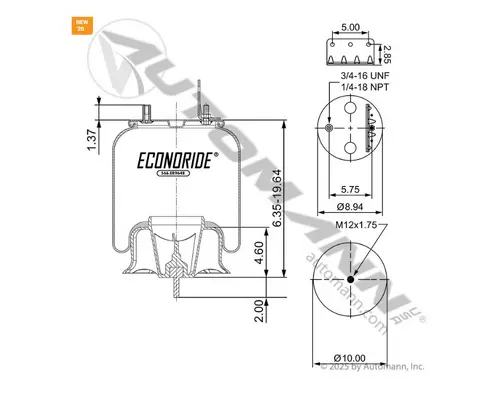 Air Spring AUTOMANN AB1DF23-9781 LKQ Thompson Motors - Wykoff