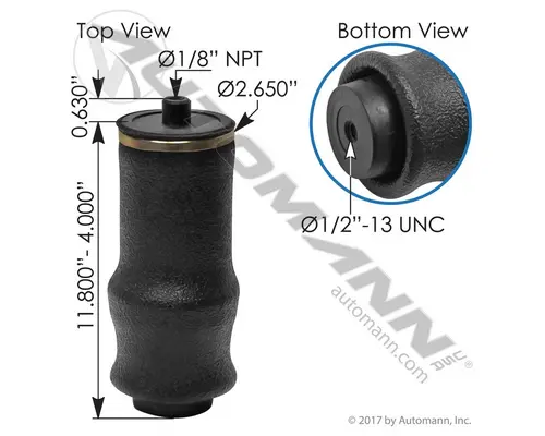 Air Spring AUTOMANN ABSZ70-7081 LKQ Thompson Motors - Wykoff